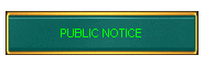 PUBLIC NOTICE